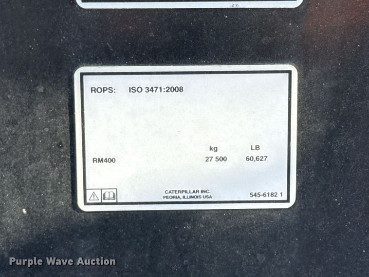 image for item EE0044 2020 Caterpillar RM400 reclaimer