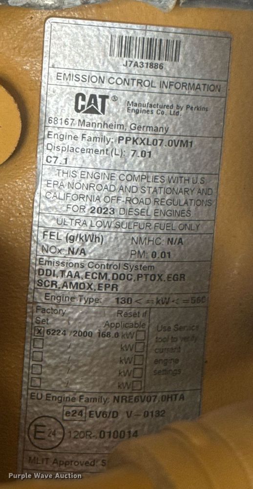 image for item EE0048 2023 Caterpillar 963 track loader