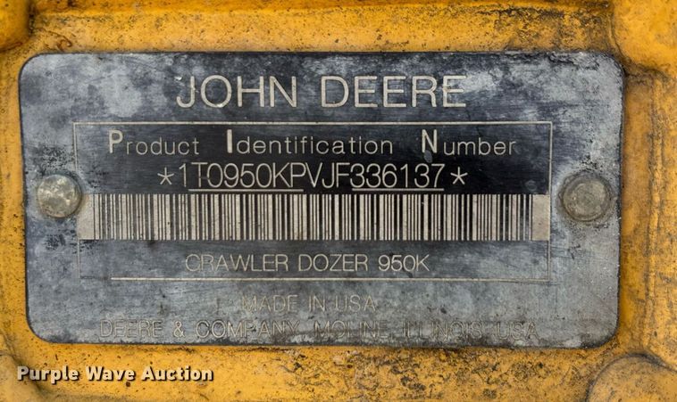 image for item EE0049 2019 John Deere 950K LGP dozer