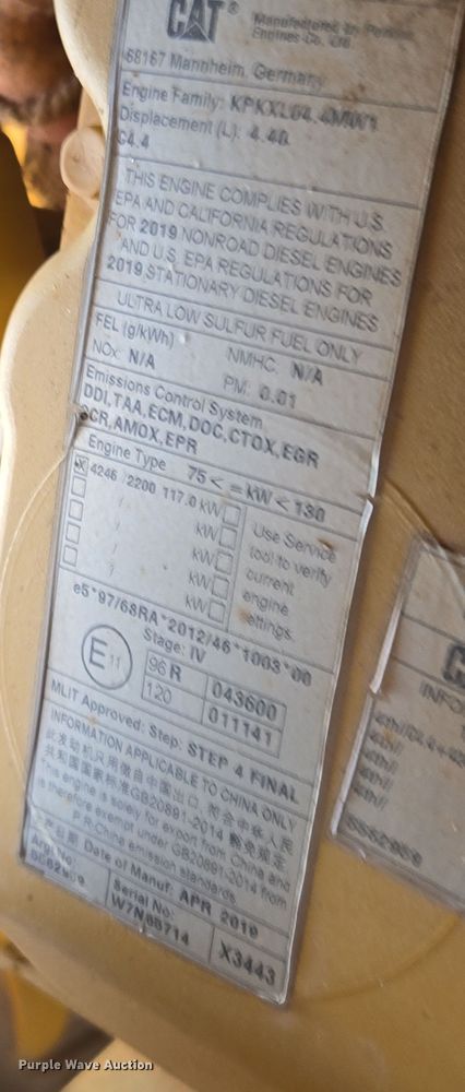 image for item EE0057 2019 Caterpillar D6K2 XL dozer