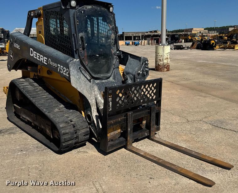 image for item EE0059 2018 John Deere 333G tracked skid steer loader