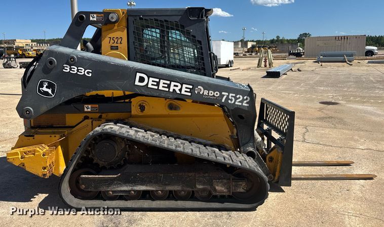 image for item EE0059 2018 John Deere 333G tracked skid steer loader