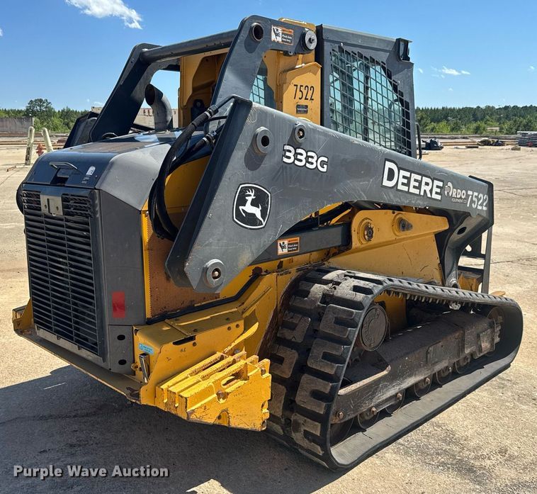 image for item EE0059 2018 John Deere 333G tracked skid steer loader