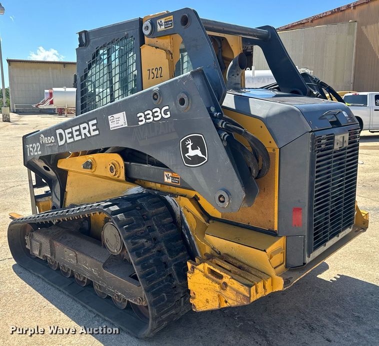 image for item EE0059 2018 John Deere 333G tracked skid steer loader