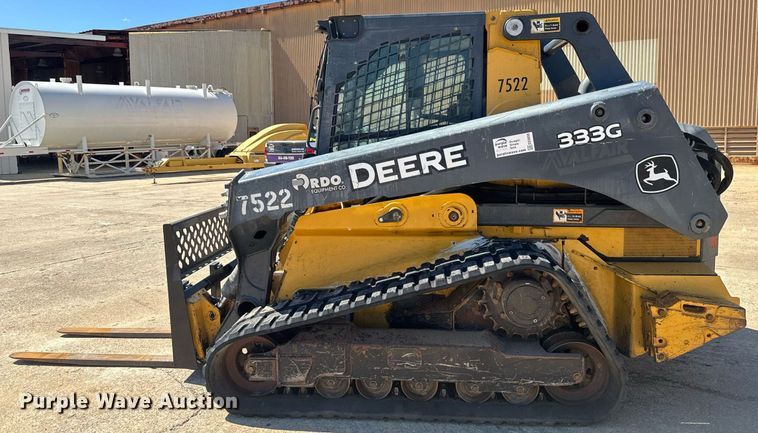 image for item EE0059 2018 John Deere 333G tracked skid steer loader