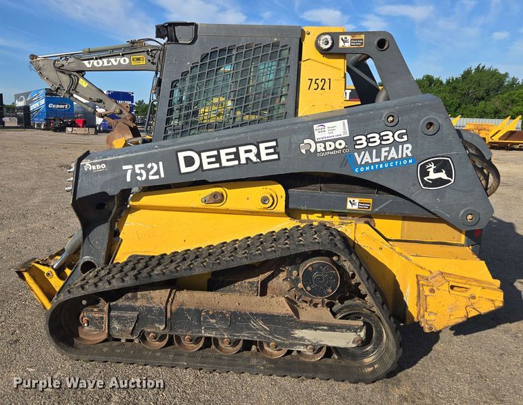 image for item EE0061 2018 John Deere 333G tracked skid steer loader