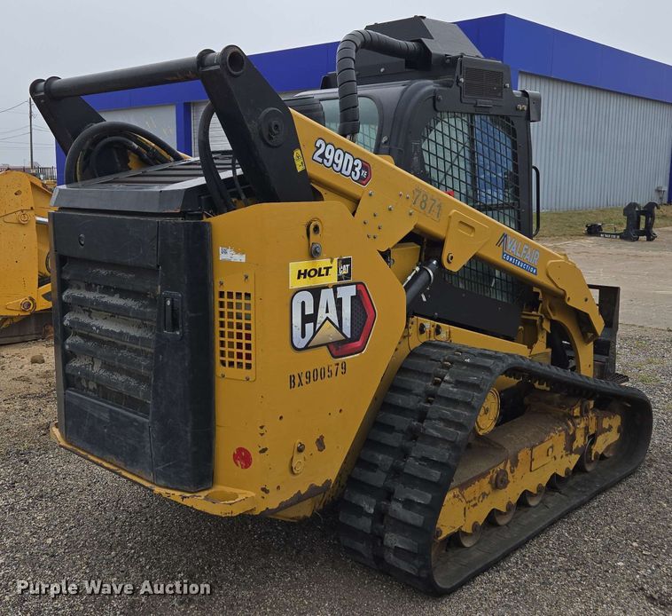 image for item EE0063 2019 Caterpillar 299D3 XE forestry tracked skid steer loader