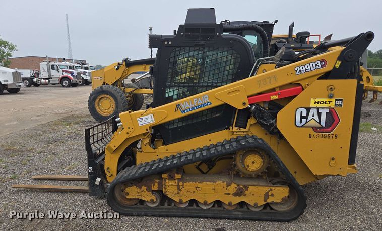 image for item EE0063 2019 Caterpillar 299D3 XE forestry tracked skid steer loader