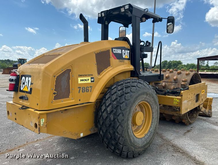 image for item EE0064 2019 Caterpillar CS56B single drum vibratory roller