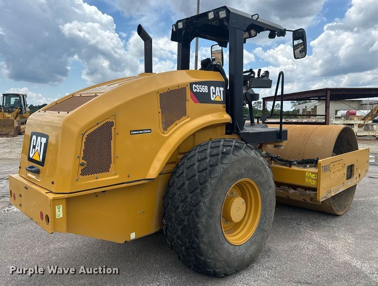 image for item EE0071 2019 Caterpillar CS56B single drum vibratory roller