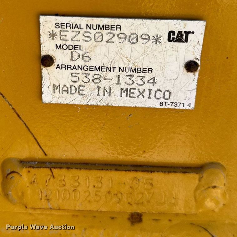 image for item EE0073 2023 Caterpillar D6 LGP dozer