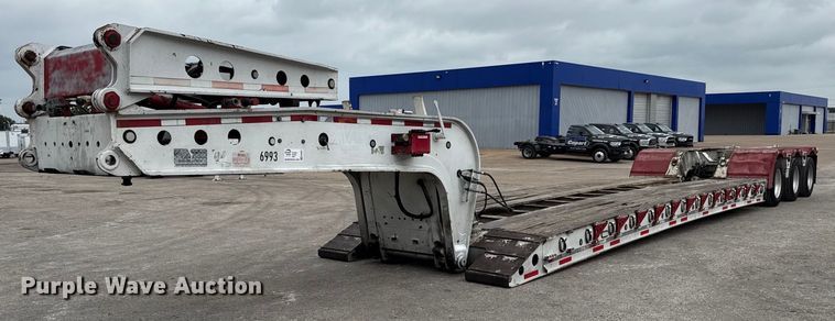 image for item EE0081 2015 Temisko LB-T3W-57 lowboy equipment trailer