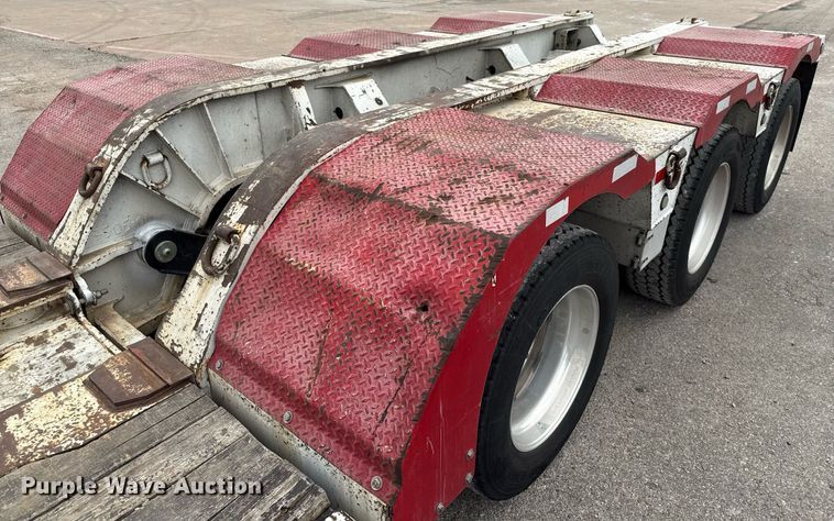 image for item EE0081 2015 Temisko LB-T3W-57 lowboy equipment trailer