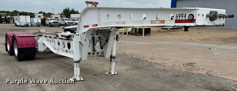 image for item EE0081 2015 Temisko LB-T3W-57 lowboy equipment trailer