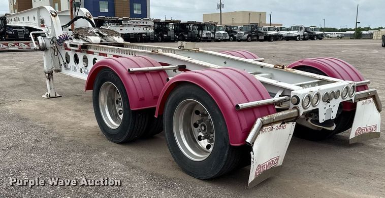 image for item EE0081 2015 Temisko LB-T3W-57 lowboy equipment trailer