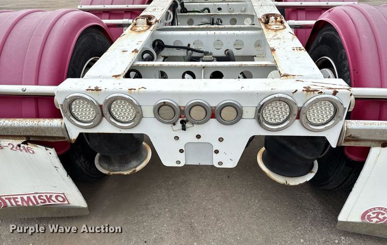 image for item EE0081 2015 Temisko LB-T3W-57 lowboy equipment trailer