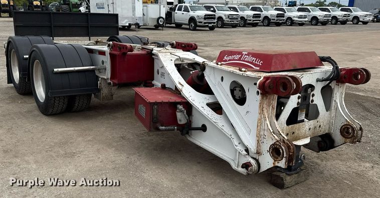 image for item EE0081 2015 Temisko LB-T3W-57 lowboy equipment trailer