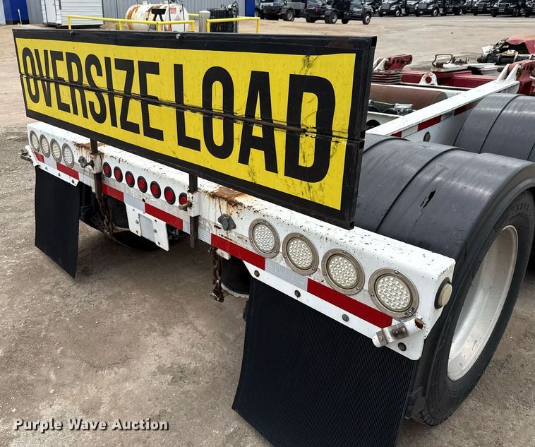 image for item EE0081 2015 Temisko LB-T3W-57 lowboy equipment trailer
