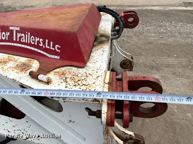 image for item EE0081 2015 Temisko LB-T3W-57 lowboy equipment trailer