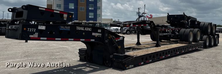 image for item EE0082 2016 Trail King TK130HDG-102 lowboy equipment trailer