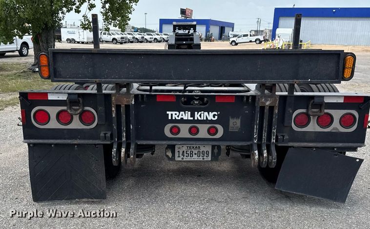 image for item EE0082 2016 Trail King TK130HDG-102 lowboy equipment trailer