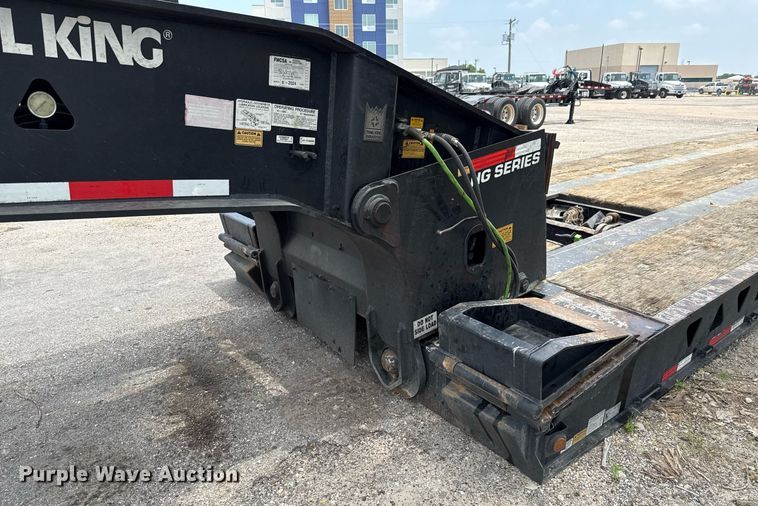 image for item EE0082 2016 Trail King TK130HDG-102 lowboy equipment trailer