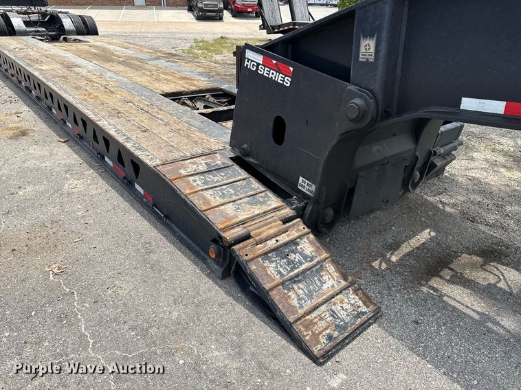 image for item EE0082 2016 Trail King TK130HDG-102 lowboy equipment trailer