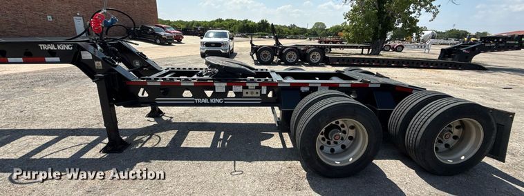 image for item EE0082 2016 Trail King TK130HDG-102 lowboy equipment trailer