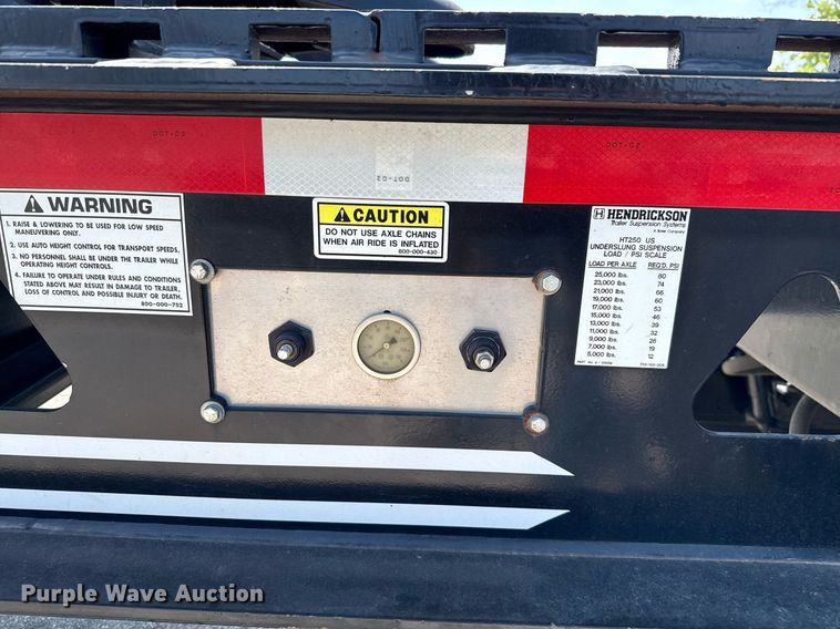 image for item EE0082 2016 Trail King TK130HDG-102 lowboy equipment trailer