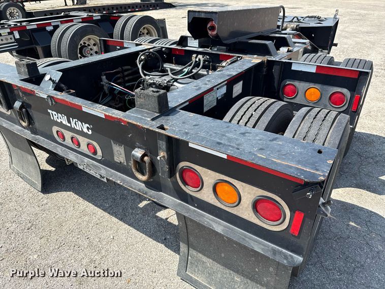 image for item EE0082 2016 Trail King TK130HDG-102 lowboy equipment trailer