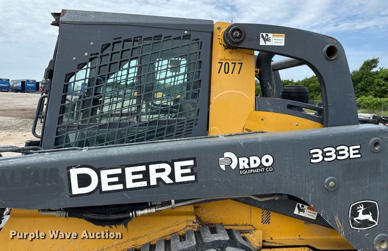 image for item EE0083 2016 John Deere 333E tracked skid steer loader