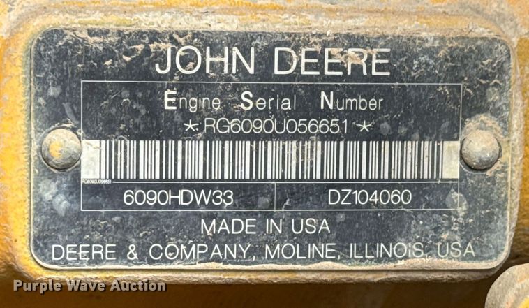 image for item EH0242 2018 John Deere 872G motor grader