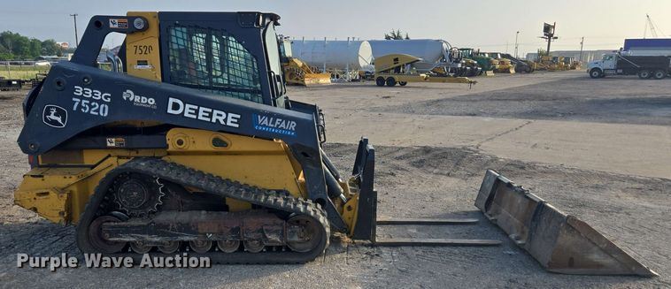 image for item EH0244 2018 John Deere 333G tracked skid steer loader