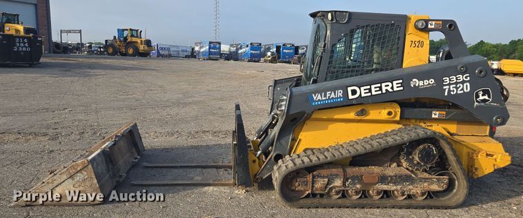 image for item EH0244 2018 John Deere 333G tracked skid steer loader
