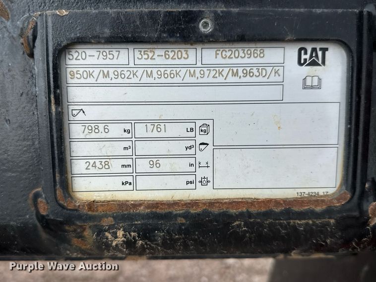 image for item EH0252 2023 Caterpillar 950M wheel loader