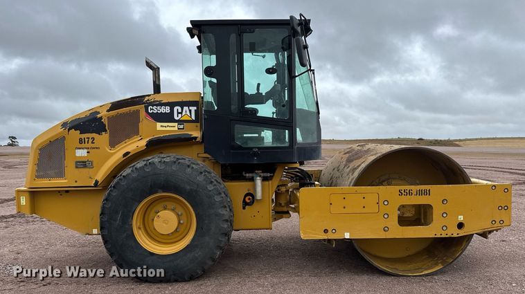 image for item EH0253 2019 Caterpillar CS56B single drum vibratory roller
