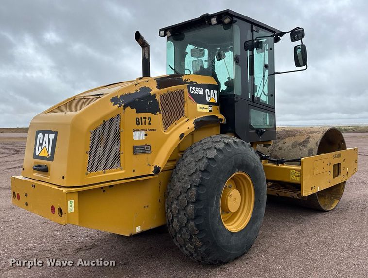 image for item EH0253 2019 Caterpillar CS56B single drum vibratory roller