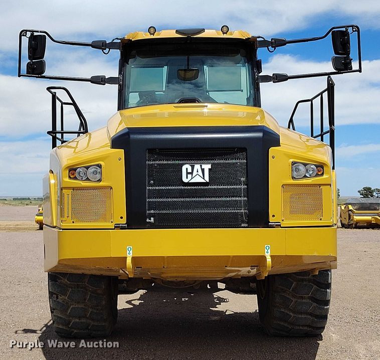 image for item EH0255 2023 Caterpillar 745 articulated scraper truck