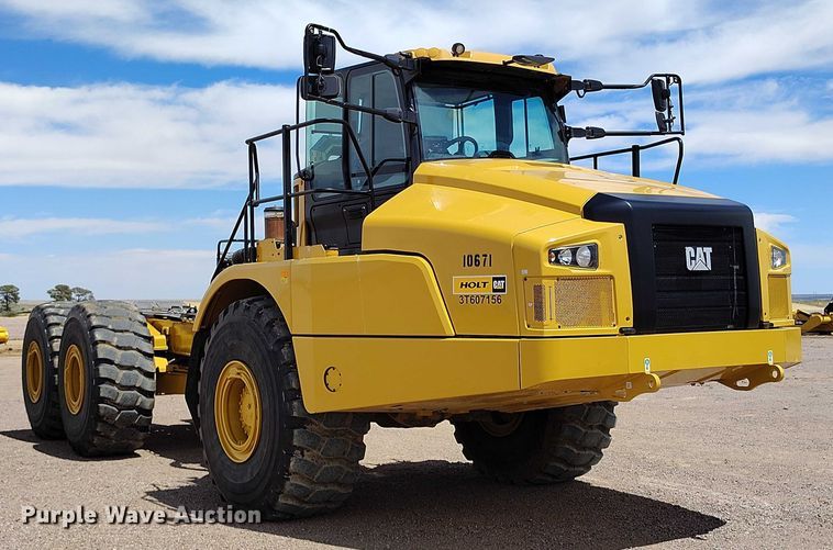 image for item EH0255 2023 Caterpillar 745 articulated scraper truck