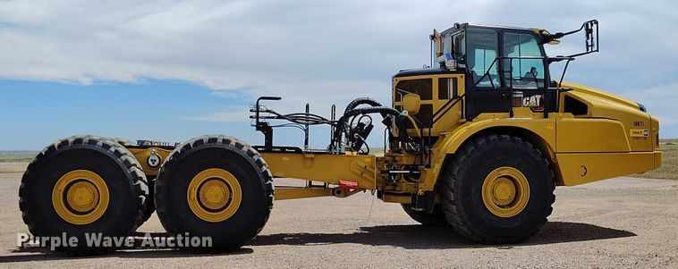 image for item EH0255 2023 Caterpillar 745 articulated scraper truck