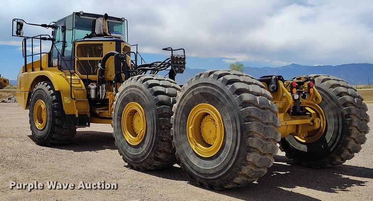 image for item EH0255 2023 Caterpillar 745 articulated scraper truck