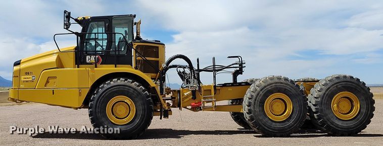 image for item EH0255 2023 Caterpillar 745 articulated scraper truck