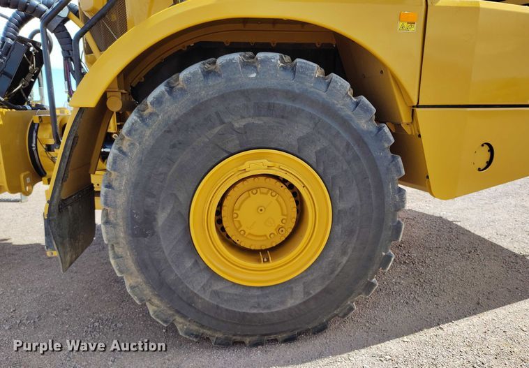 image for item EH0255 2023 Caterpillar 745 articulated scraper truck