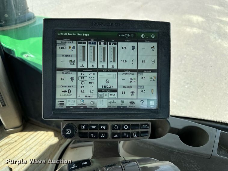 image for item EH0258 2017 John Deere 9470R Scraper Special 4WD tractor