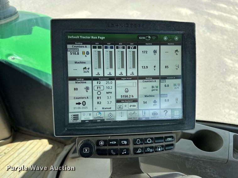 image for item EH0258 2017 John Deere 9470R Scraper Special 4WD tractor