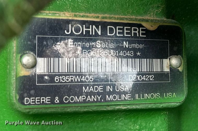 image for item EH0258 2017 John Deere 9470R Scraper Special 4WD tractor