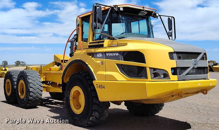 image for item EH0265 2018 Volvo A25G articulated scraper truck