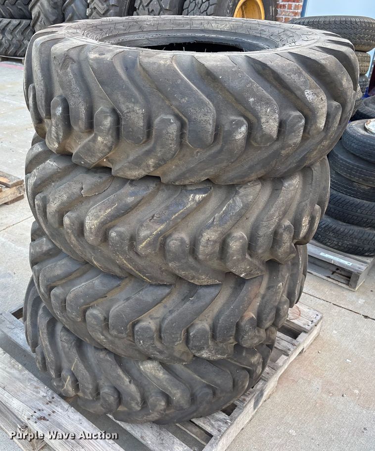 image for item EJ3769 (4) Goodyear 12.5/80-18 tires