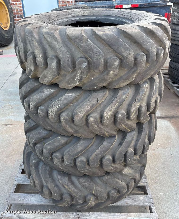 image for item EJ3769 (4) Goodyear 12.5/80-18 tires