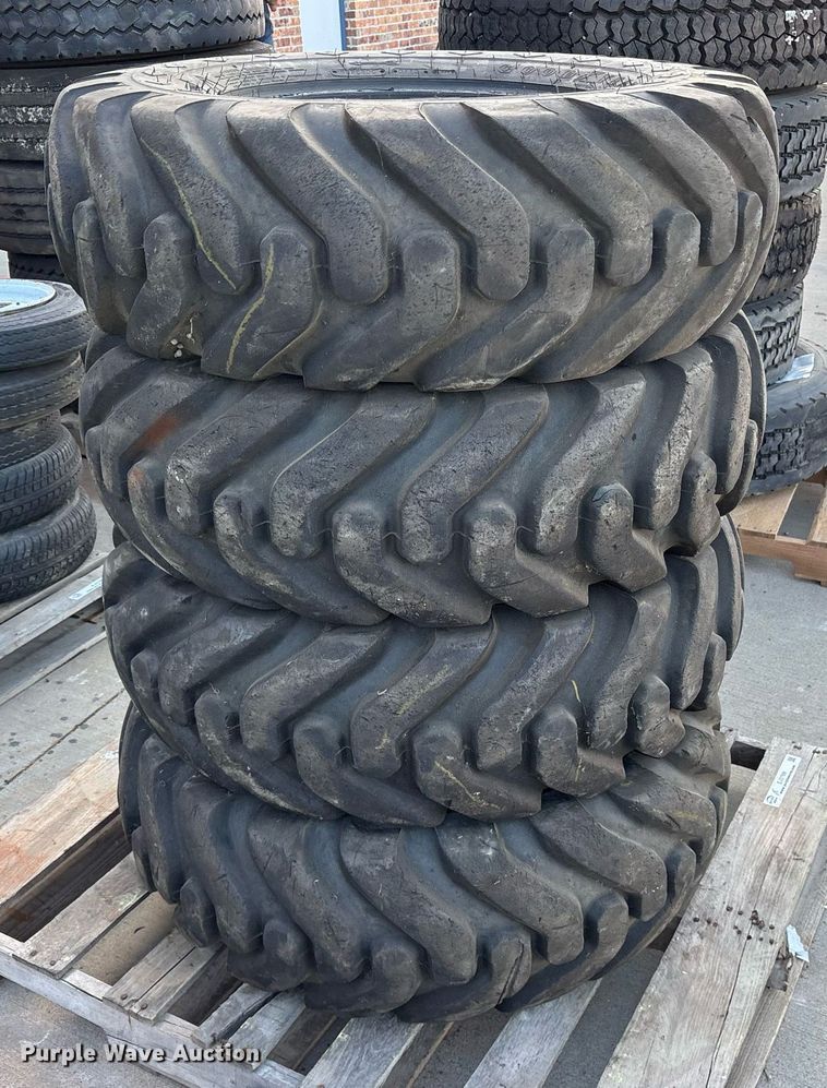 image for item EJ3769 (4) Goodyear 12.5/80-18 tires